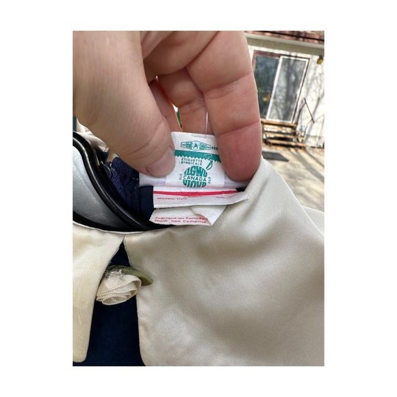 Vtg 70s Manhatten Blue Velvet Party Dress Ivory Satin Sailor Collar Princess Sz - Picture 7 of 10